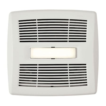 Broan-Nutone Broan-Nutone AE80BL 80 CFM; 1.5 Sones In-Vent Series Single-Speed Bathroom Exhaust Fan with LED Light AE80BL